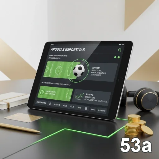 Atendente local e aviso de jogo responsável na 53a